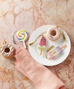 Lenox Forever Friends Donut 2PC Ornament Set Personalized Ornaments