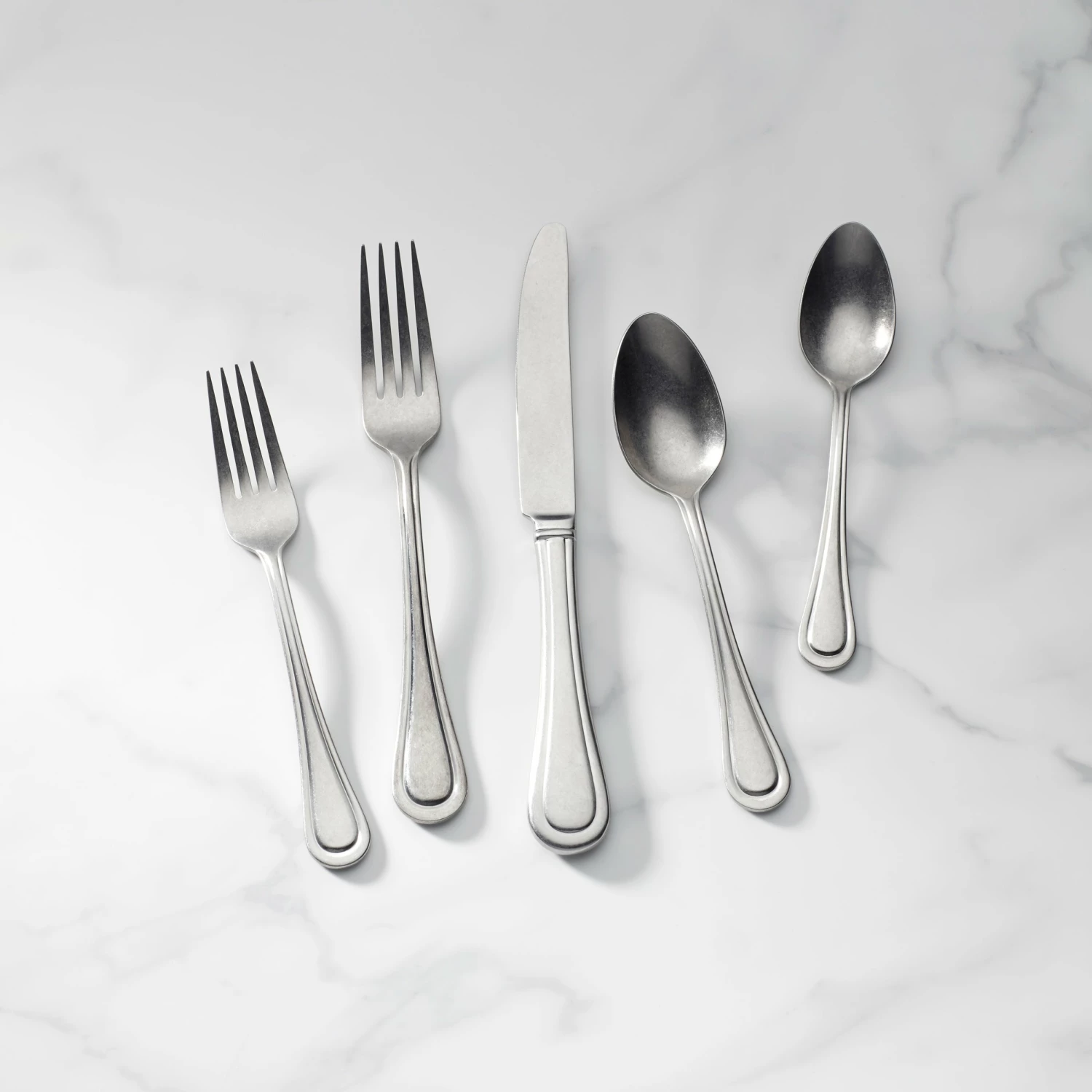 Lenox Textured Neutrals 24-Piece Flatware Set