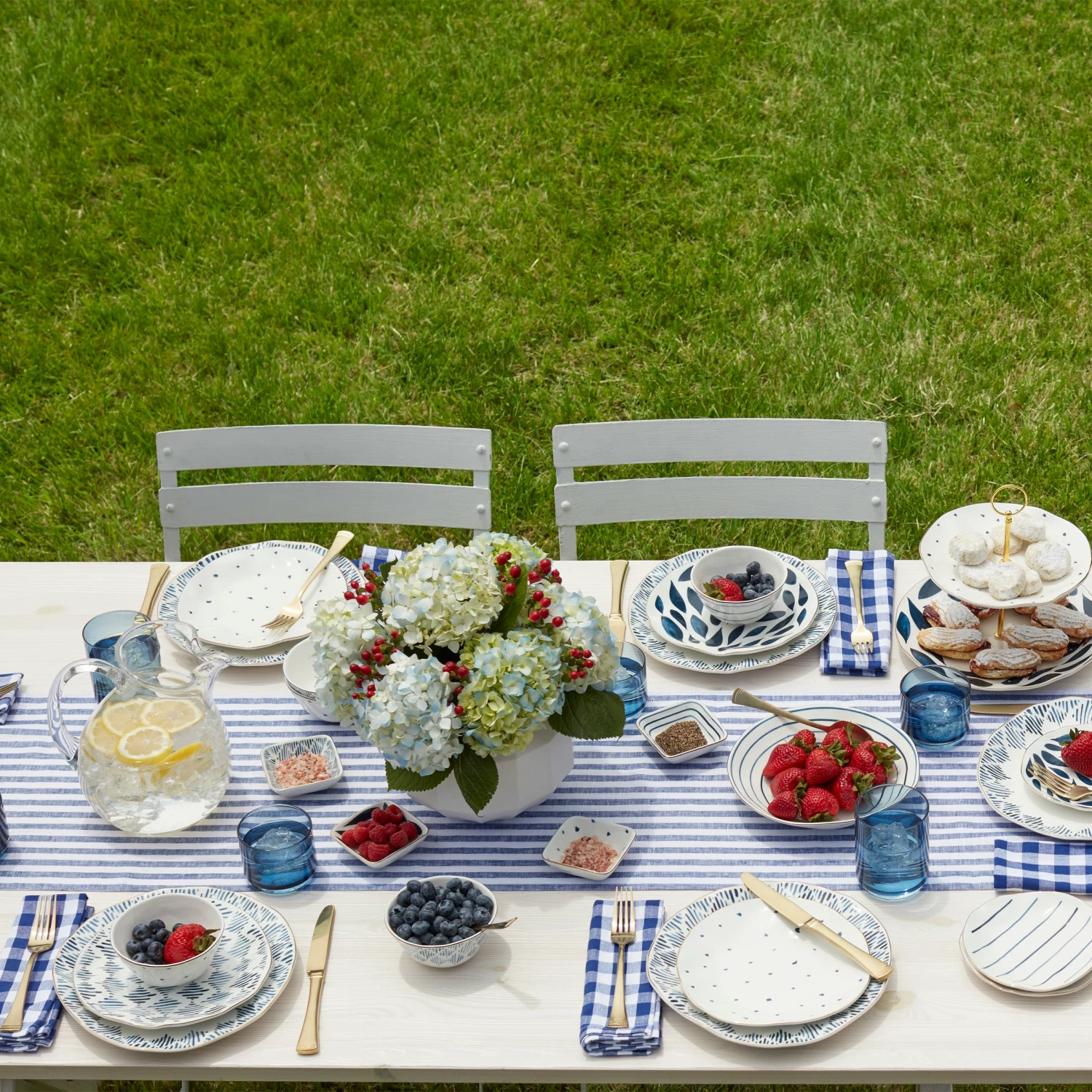 Lenox Blue Bay 4-Piece Stacking Dip Bowl Set