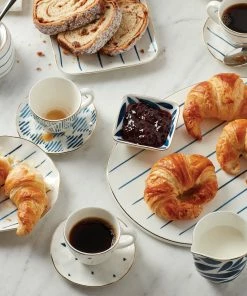 Lenox Blue Bay™ 8PC Espresso Cup & Saucer Set Dinnerware