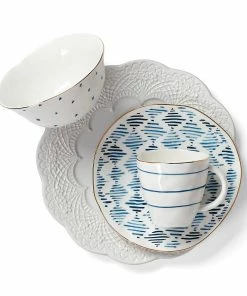 Lenox Dinnerware Blue Bay 4-Piece Dessert Mug Set