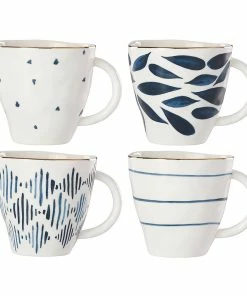 Lenox Dinnerware Blue Bay 4-Piece Dessert Mug Set