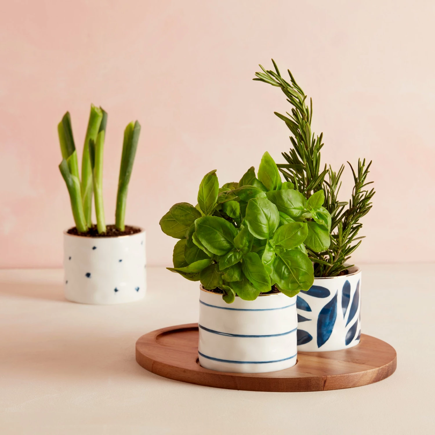 Lenox Blue Bay™ 4-piece Snack Bowl & Tray Set Dinnerware