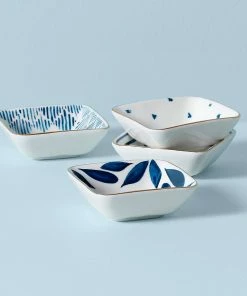 Lenox Blue Bay 4-Piece Stacking Dip Bowl Set