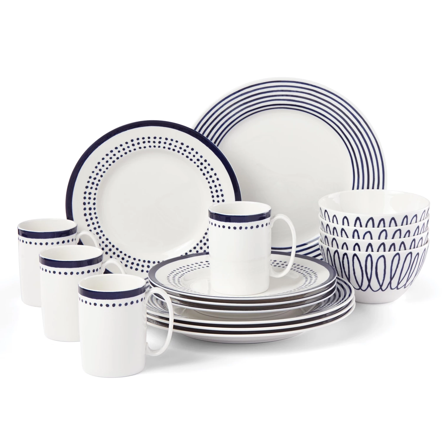 Kate Spade Charlotte Street West 16-Piece Dinnerware Set