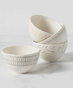 Lenox Textured Neutrals™ 4-piece Fruit Bowl Set Dinnerware