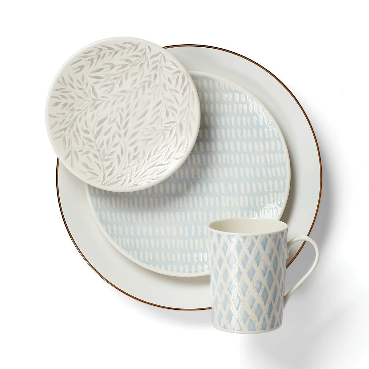 Lenox Textured Neutrals™ 4-piece Tidbit Set Dinnerware