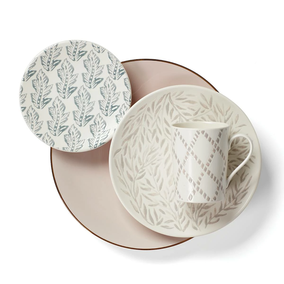 Lenox Textured Neutrals™ 4-piece Tidbit Set Dinnerware