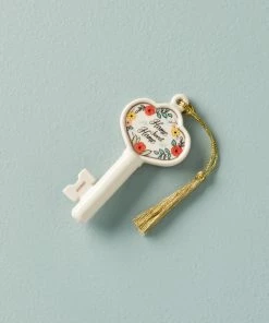 Lenox Personalized Ornaments Home Sweet Home Key Ornament