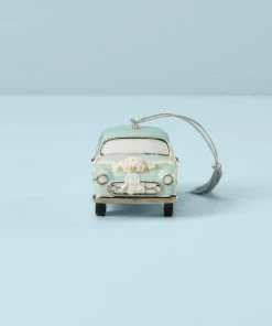 Lenox Personalized Ornaments Just Married Vintage Car Ornament