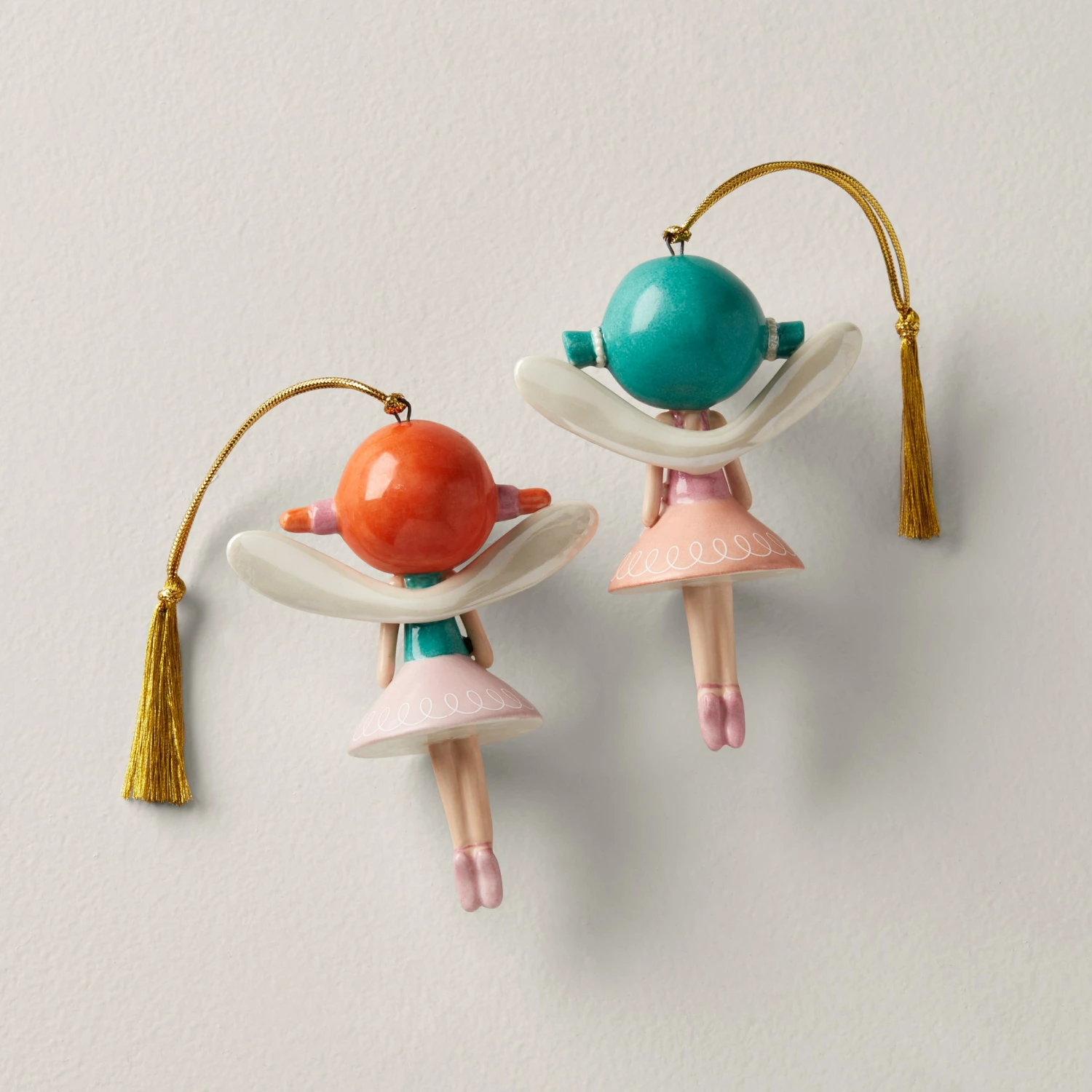 Lenox Forever Friends Fairy 2-Piece Ornament Set