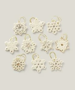 Lenox Snowflake 10-Piece Ornament Set