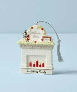 Lenox Personalized Ornaments Hearth Ornament