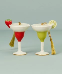 Lenox Forever Friends Margarita 2-Piece Ornament Set Christmas Clearance
