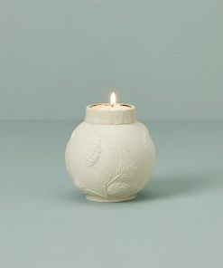 Lenox Décor Ornamental Glow Pinecone Votive Candleholder