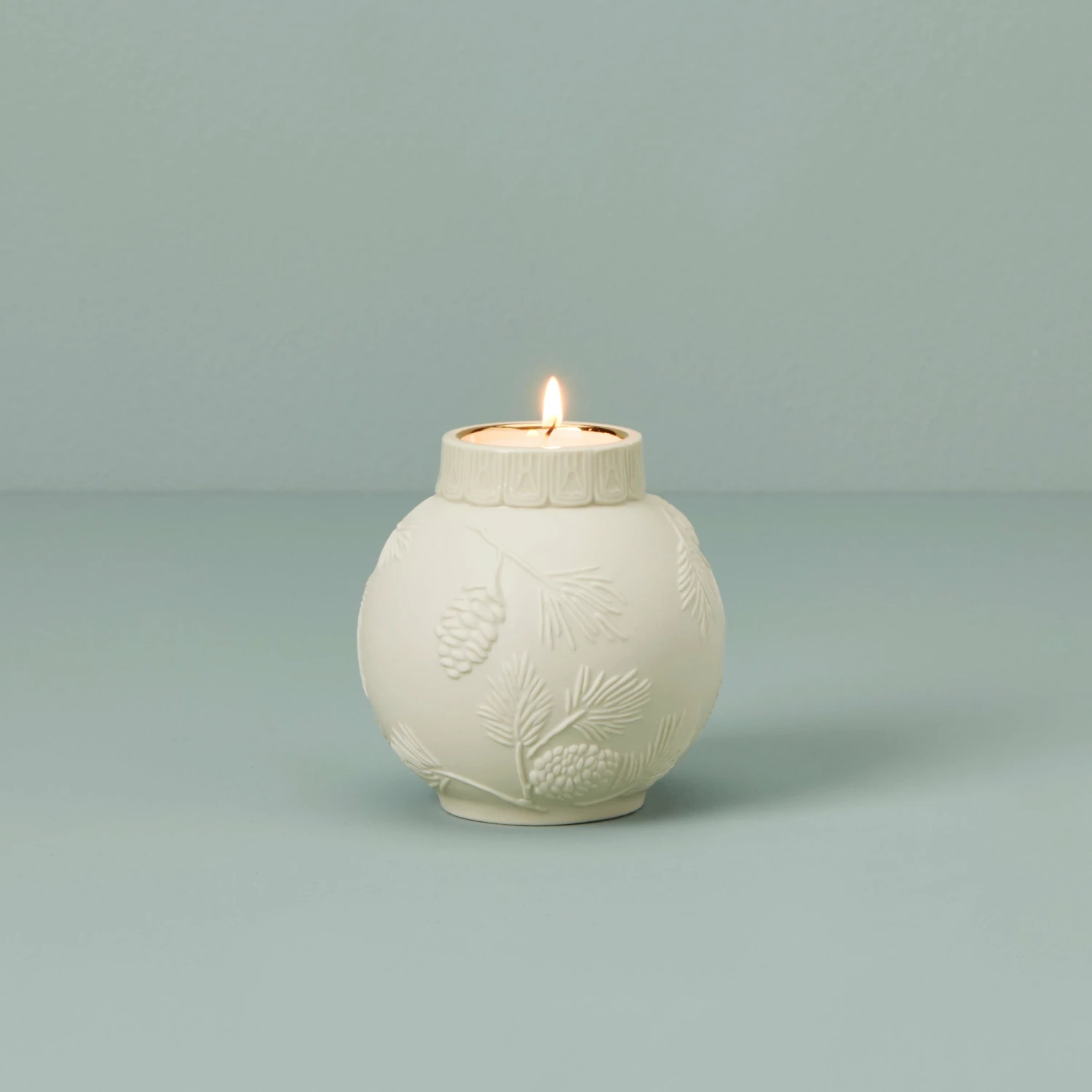 Lenox Décor Ornamental Glow Pinecone Votive Candleholder