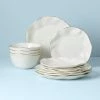 Lenox Blue Bay White 12-Piece Dinnerware Set