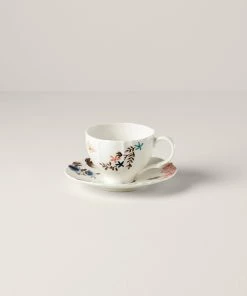 Lenox Sprig & Vine Teacup & Saucer