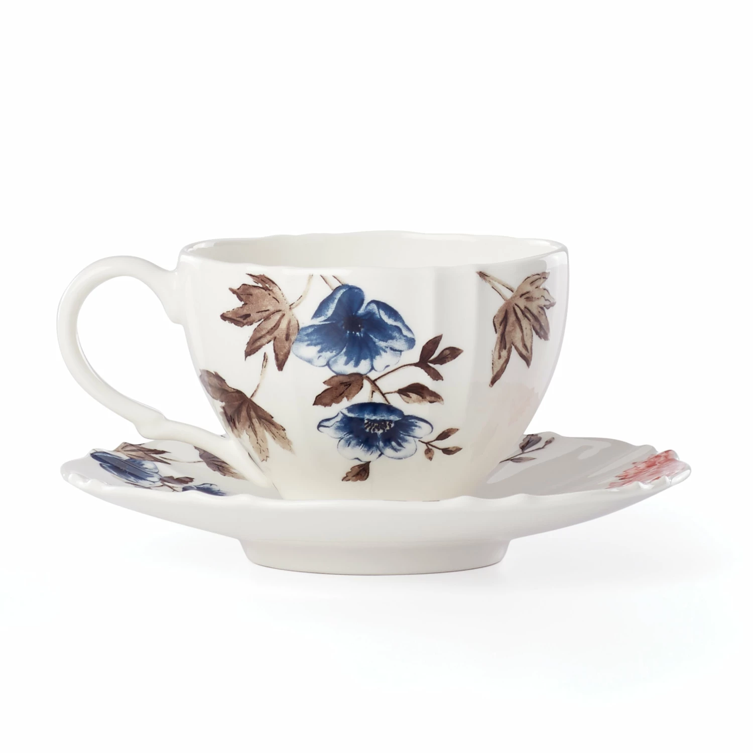 Lenox Sprig & Vine Teacup & Saucer