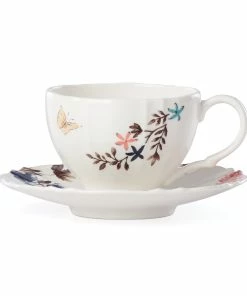 Lenox Sprig & Vine Teacup & Saucer
