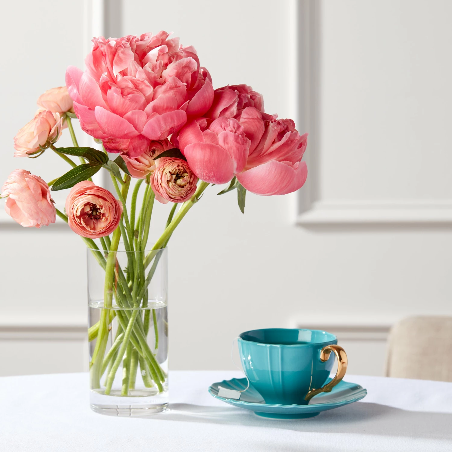 Lenox Sprig & Vine Teacup & Saucer