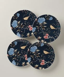 Lenox Sprig & Vine Set Of 4 Accent Plates Dinnerware