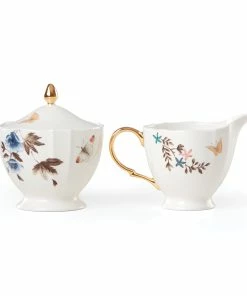 Lenox Sprig & Vine Sugar & Creamer Set