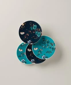 Lenox Dinnerware Sprig & Vine 4-Piece Tidbit Plate Set