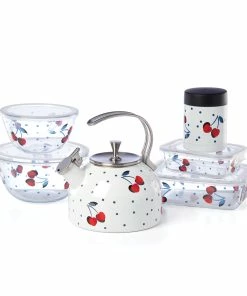 Kate Spade Kitchen Vintage Cherry Dot Tea Kettle