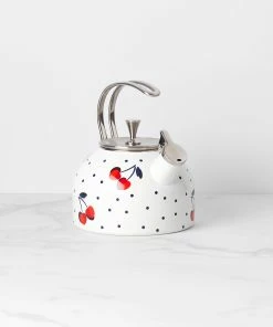 Kate Spade Kitchen Vintage Cherry Dot Tea Kettle