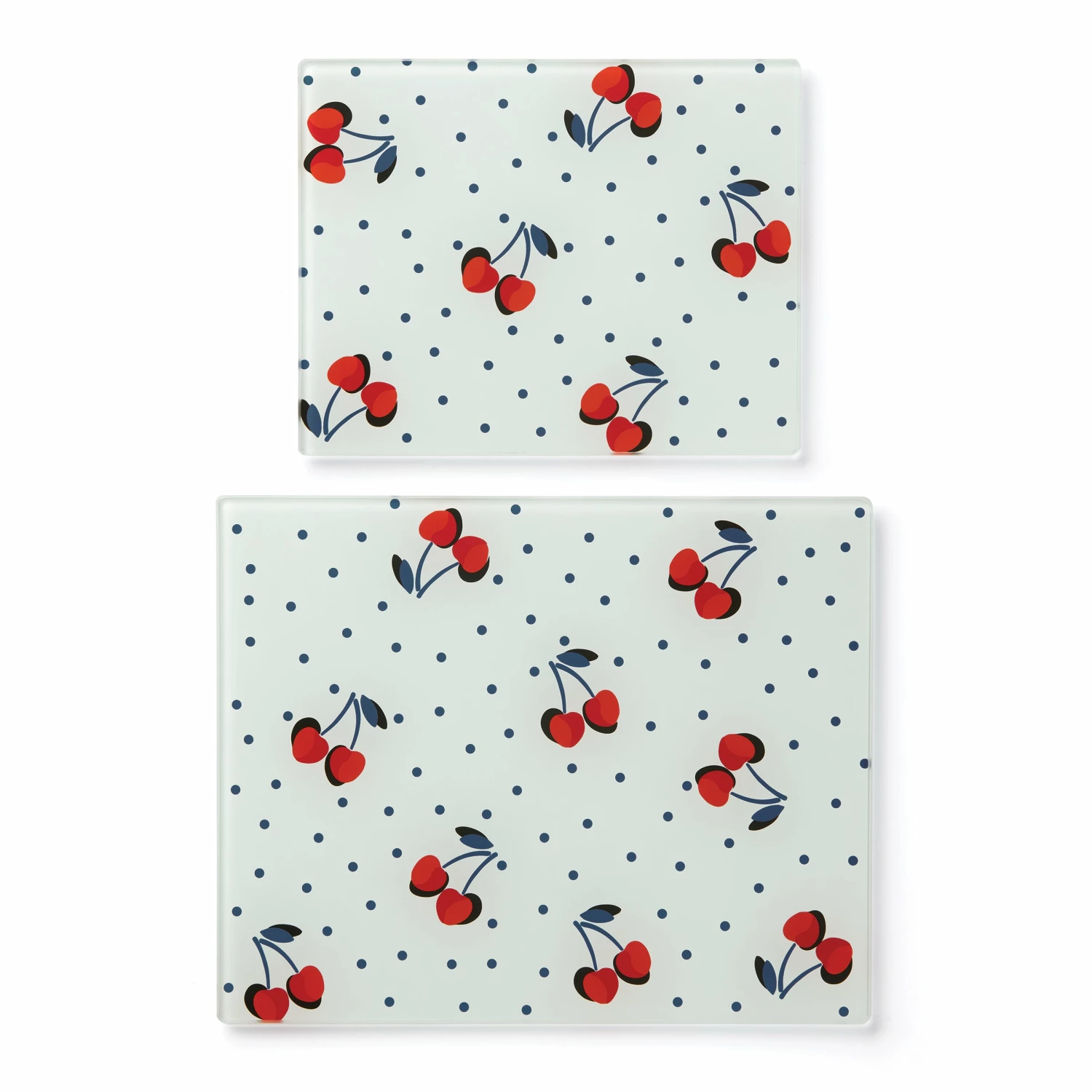 Kate Spade Kitchen Vintage Cherry Dot 2-Piece Prep Board Set