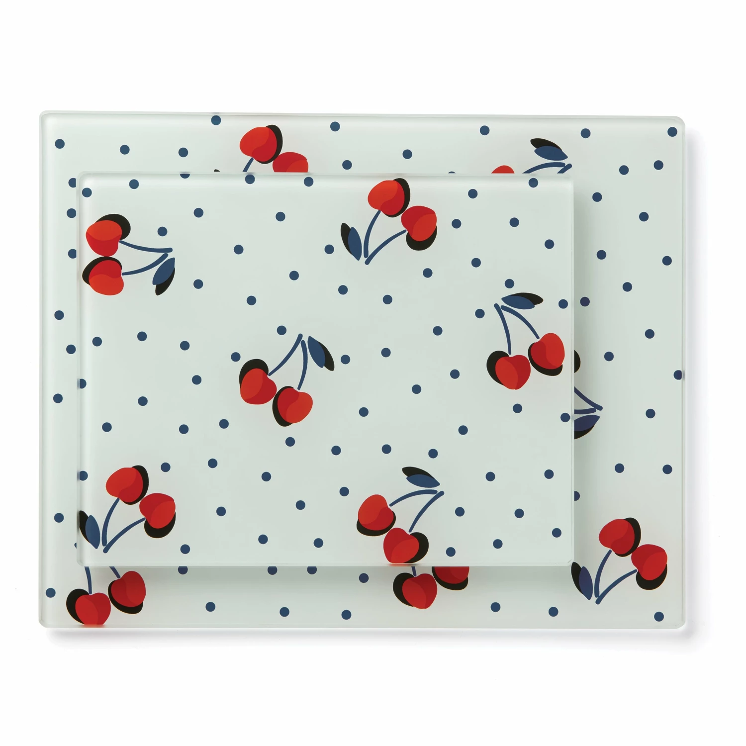 Kate Spade Kitchen Vintage Cherry Dot 2-Piece Prep Board Set