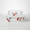 Kate Spade Vintage Cherry Dot 2-Piece Rectangular Storage Set Kitchen