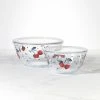 Kate Spade Vintage Cherry Dot 2-Piece Round Storage Set