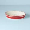 Lenox Holiday Handpaint Stripe Oval Dish