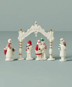 Lenox Mistletoe Park 5-Piece Figurine Set Home Décor