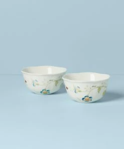 Lenox Butterfly Meadow 2-Piece Dessert Bowl Set