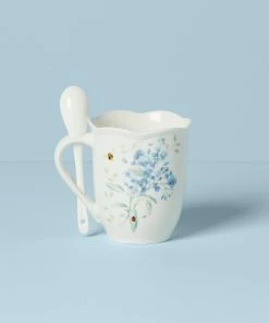 Lenox Butterfly Meadow Mug & Spoon Dinnerware