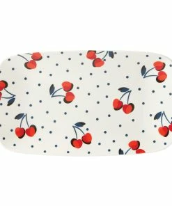 Kate Spade Vintage Cherry Dot Hors D'oeuvre Tray Dinnerware