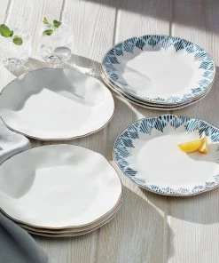 Lenox Blue Bay 4-Piece Dinner Plate Set