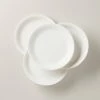 Lenox Profile White Porcelain 4-Piece Dinner Plate Set Dinnerware
