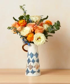 Lenox Blue Bay Medium Pitcher Drinkware