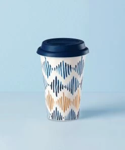 Lenox Dinnerware Blue Bay Thermal Travel Mug