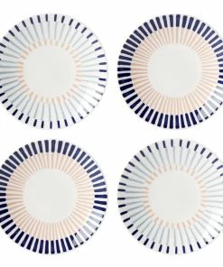 Kate Spade Brook Lane 4-Piece Tidbit Plate Set Dinnerware