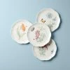 Lenox Butterfly Meadow 4-Piece Accent Plate Set Dinnerware