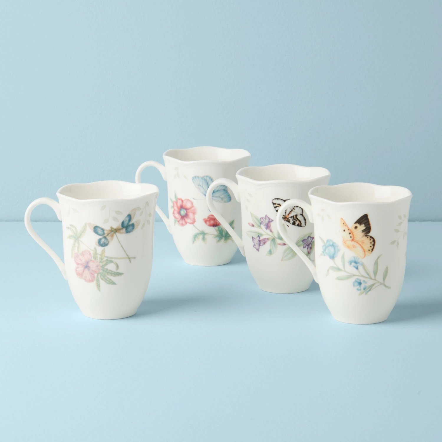 Lenox Butterfly Meadow 4-Piece Mug Set