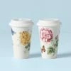 Lenox Butterfly Meadow 2-Piece Thermal Travel Mug Set