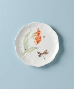 Lenox Butterfly Meadow Gold Accent Plate Dinnerware