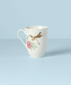 Lenox Butterfly Meadow Gold Mug Dinnerware