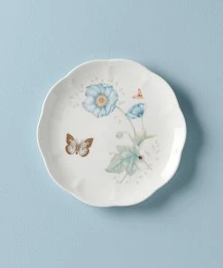 Lenox Butterfly Meadow Gold Accent Plate Dinnerware
